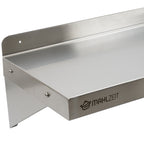Étagère murale à usage commercial, en acier inoxydable, capacité de charge jusqu'à 50 kg