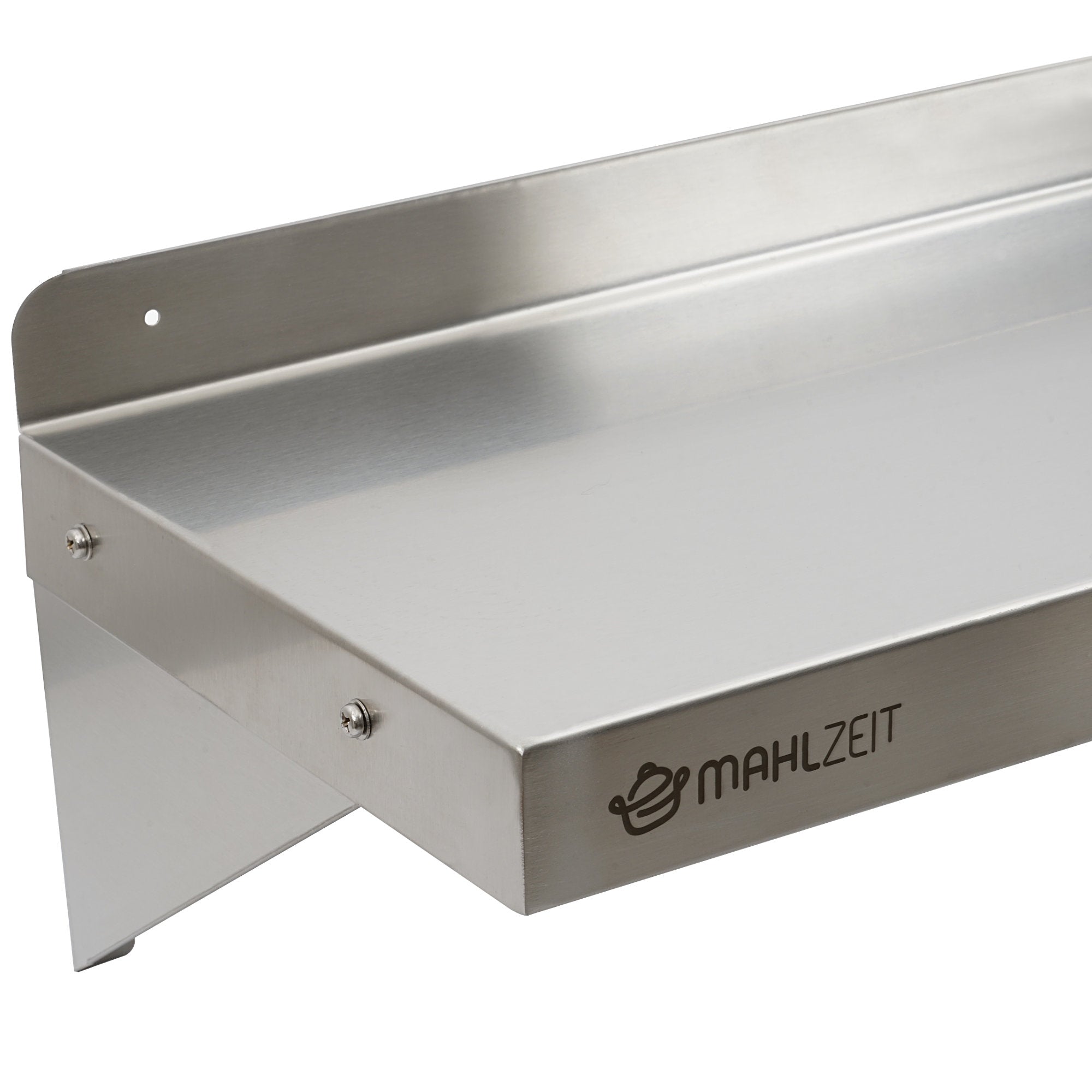 Wall shelf for commercial use, stainless steel, load capacity up to 50 kg
