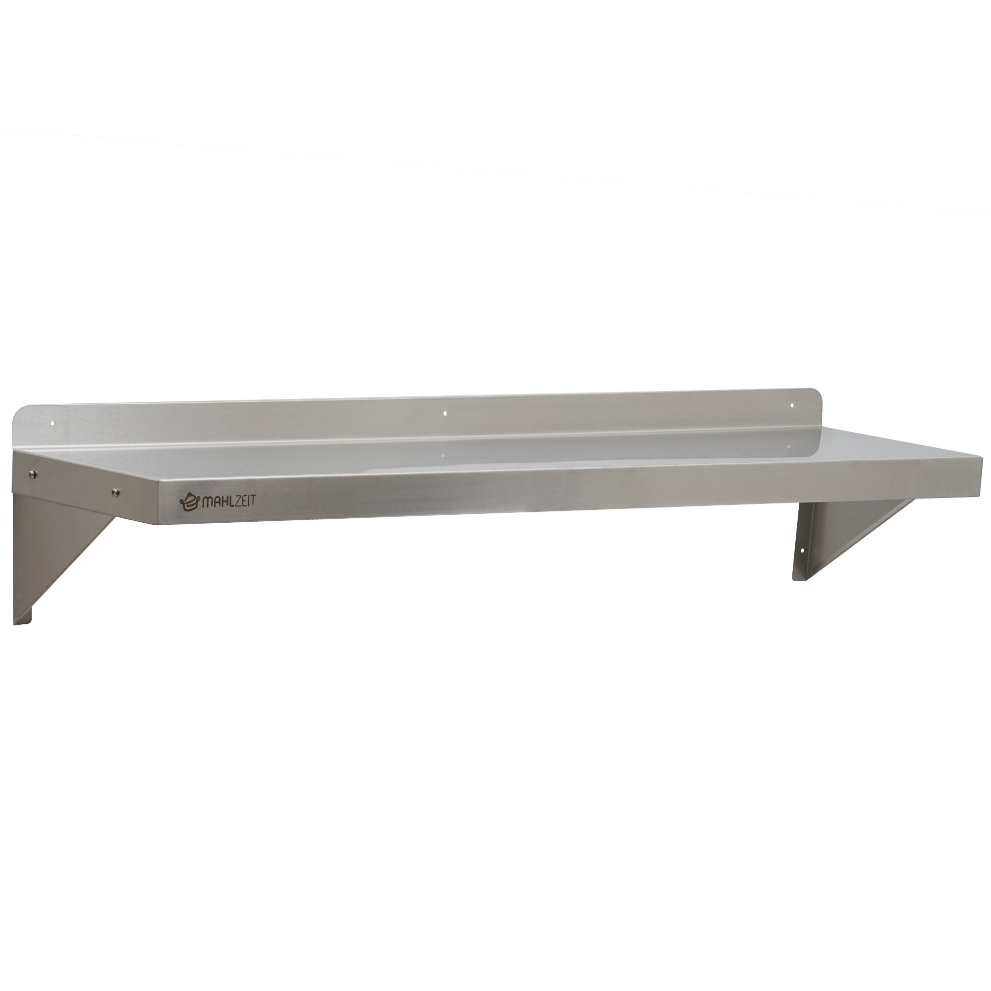 Wall shelf for commercial use, stainless steel, load capacity up to 50 kg