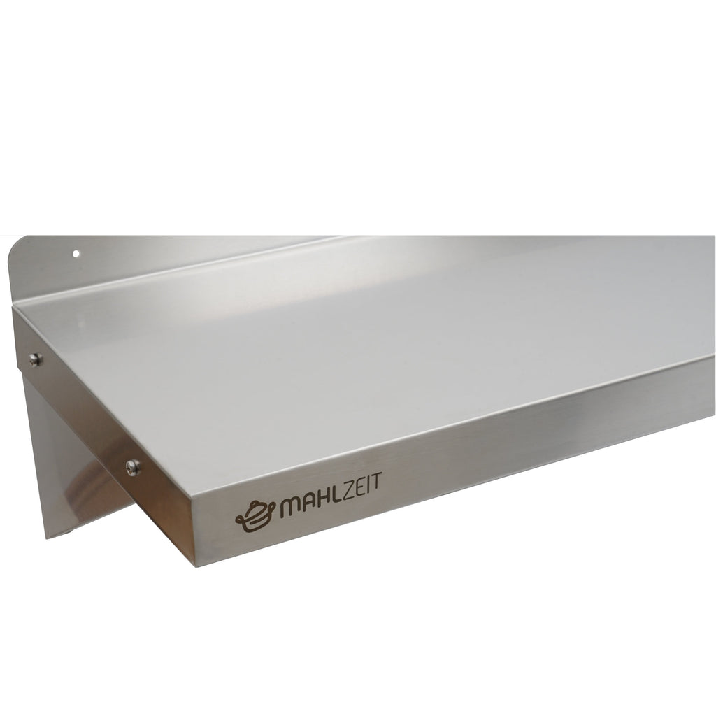 Wall shelf for commercial use, stainless steel, load capacity up to 50 kg
