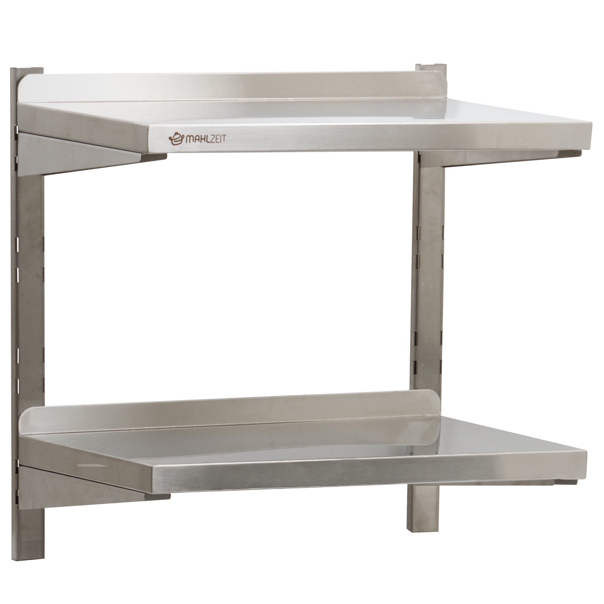 Wall shelf for commercial use, stainless steel, load capacity up to 50 kg