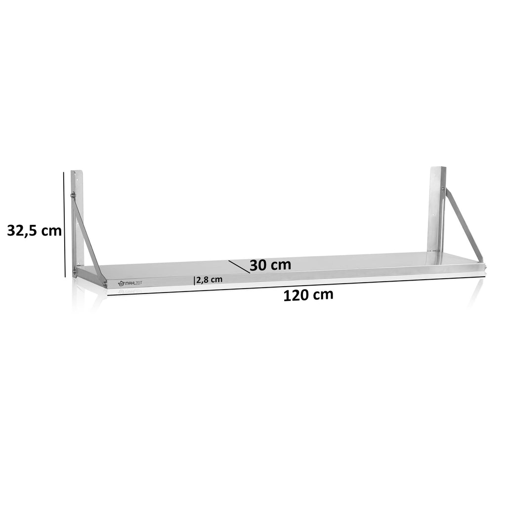 Étagère suspendue pour restaurants, en acier inoxydable, pliable