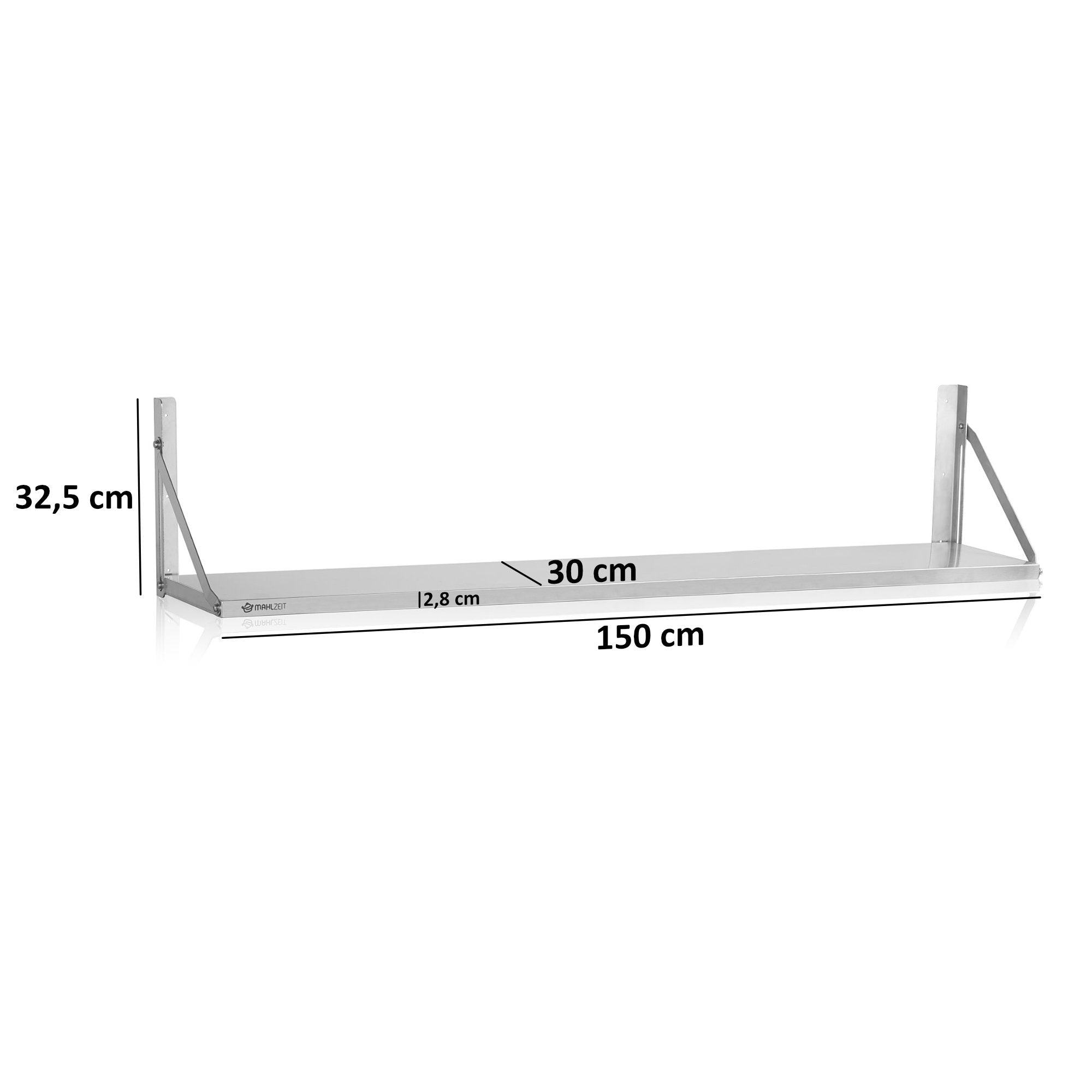 Étagère suspendue pour restaurants, en acier inoxydable, pliable