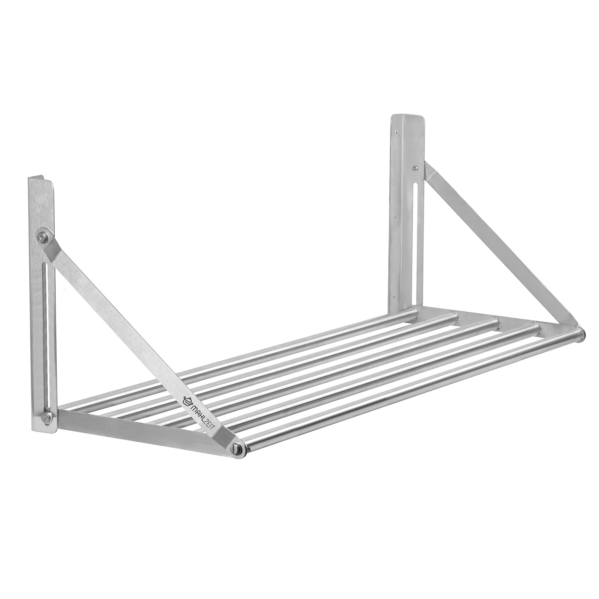 Hanging shelf for restaurants, bar design, stainless steel, foldable