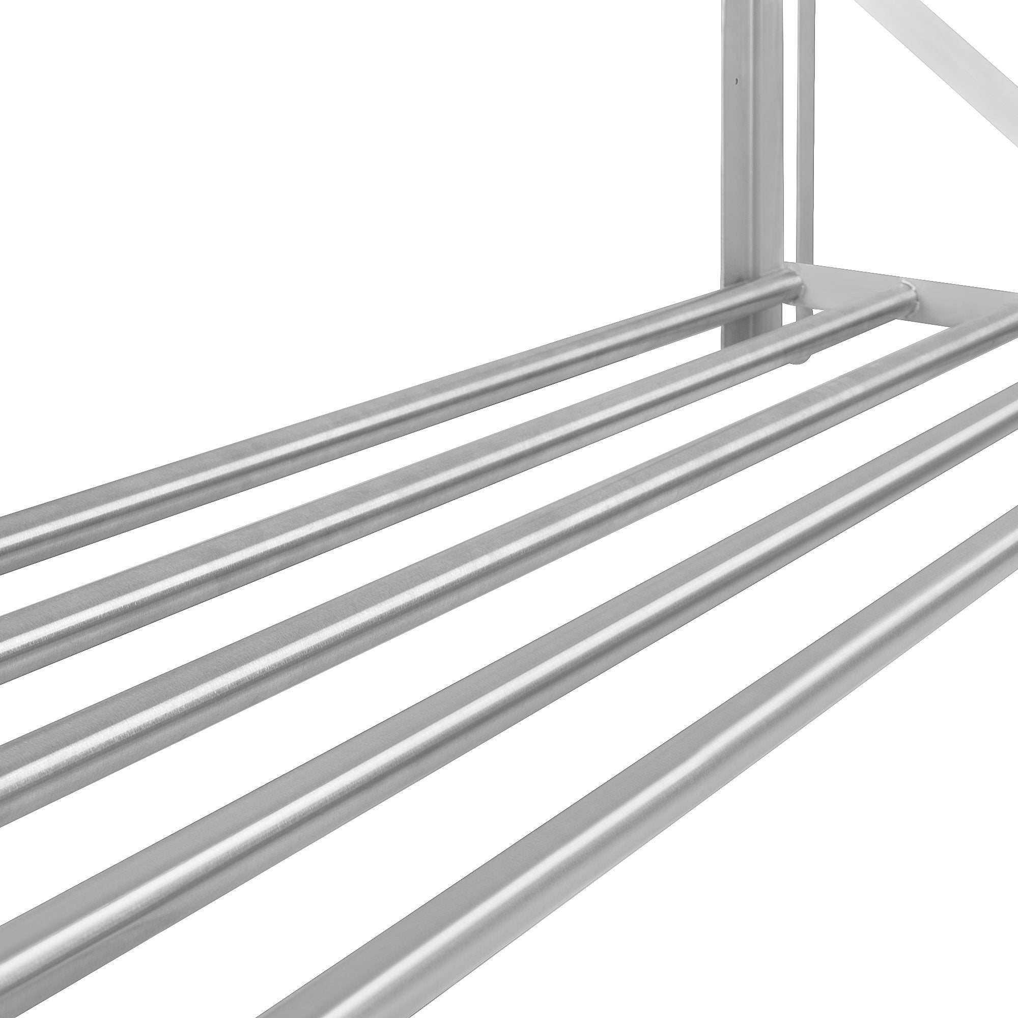 Hanging shelf for restaurants, bar design, stainless steel, foldable