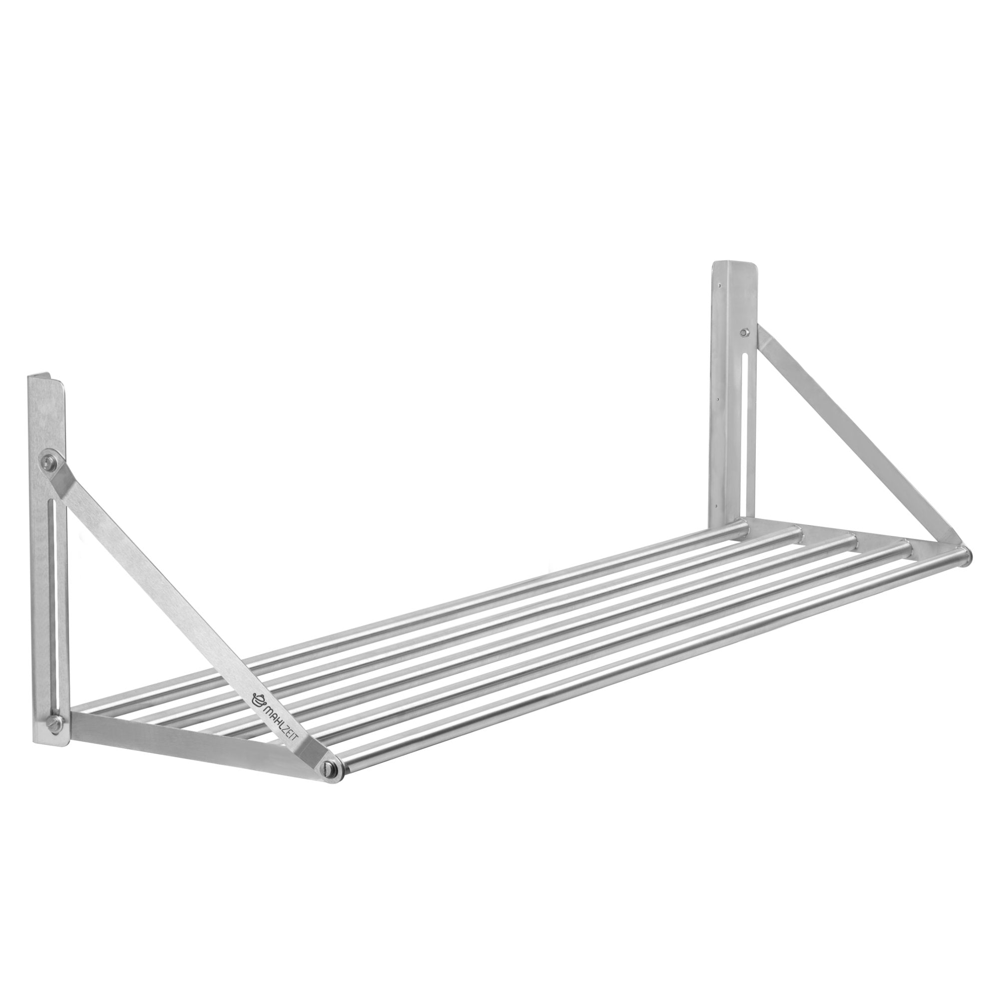 Hanging shelf for restaurants, bar design, stainless steel, foldable