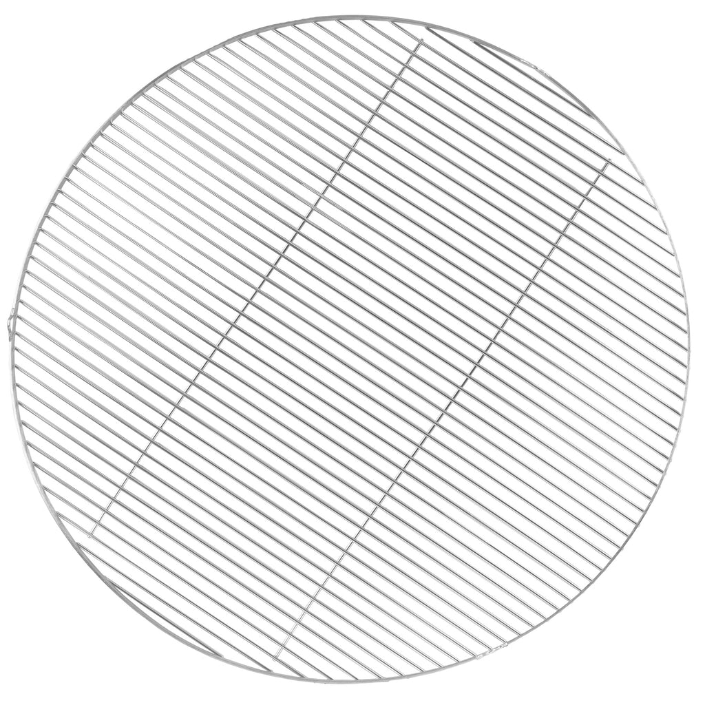 Grille de barbecue ronde en acier inoxydable avec suspension par corde