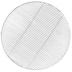 Grill grate, stainless steel, round, including rope suspension