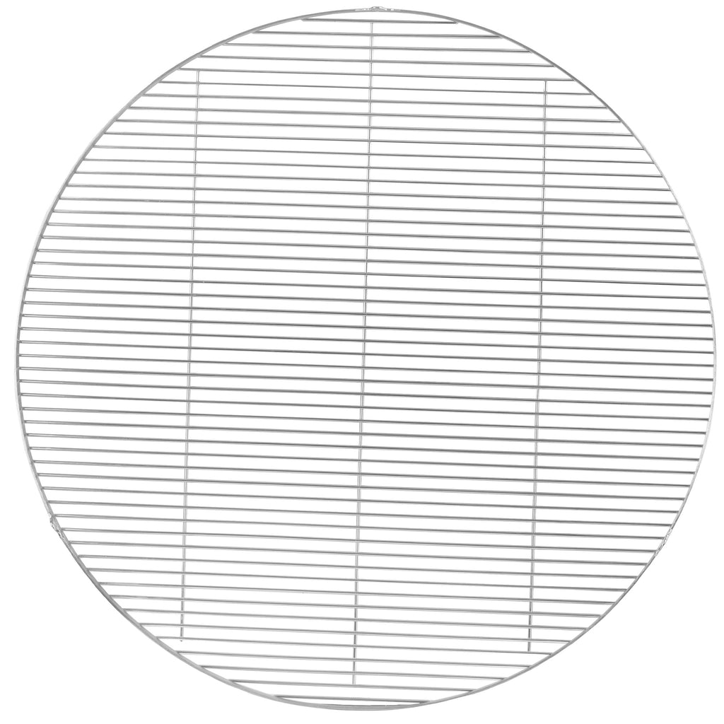 Grille de barbecue ronde en acier inoxydable avec suspension par corde