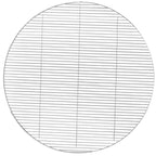 Grill grate, stainless steel, round, including rope suspension