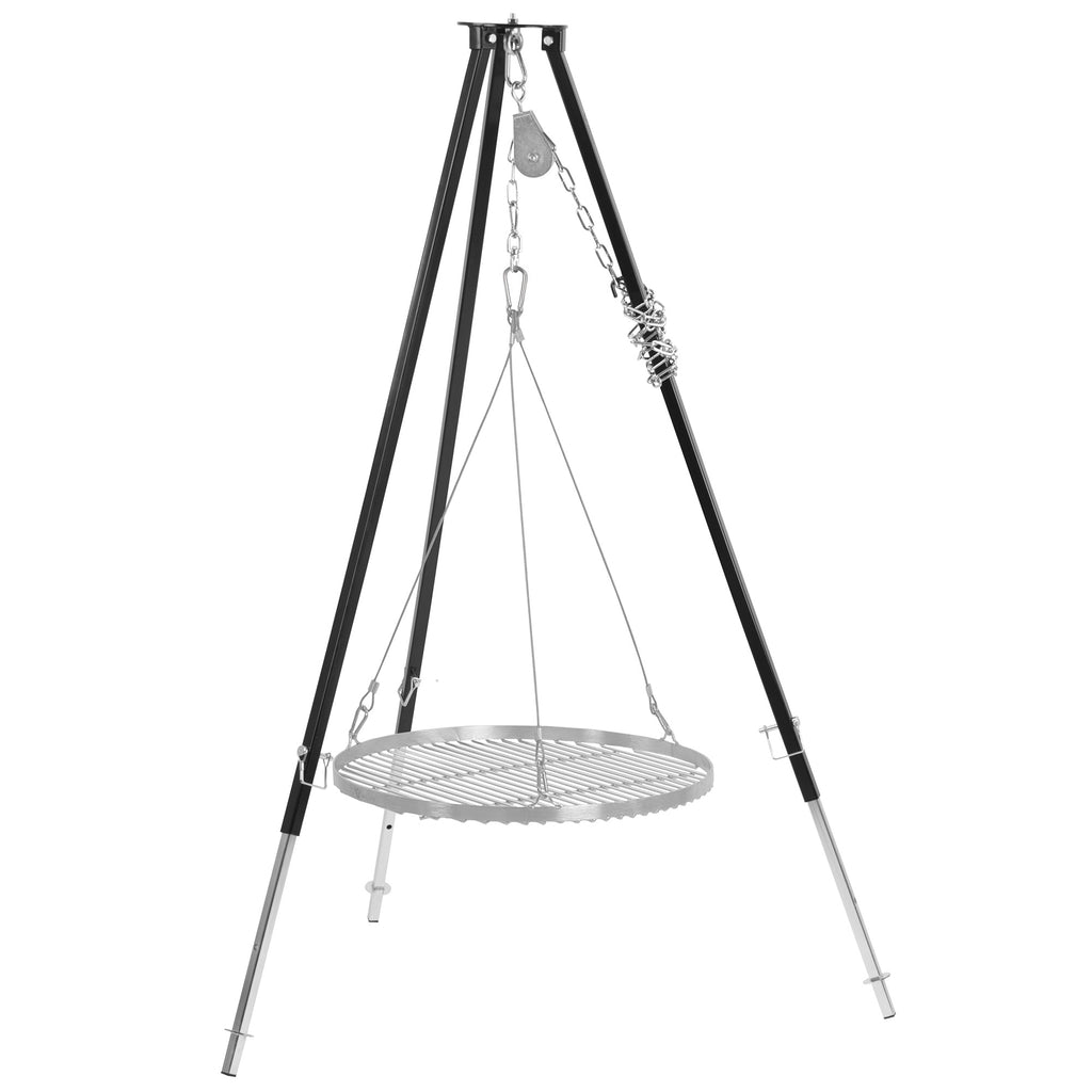 Tripod grill, 110 - 175 cm, black, incl. grill grate