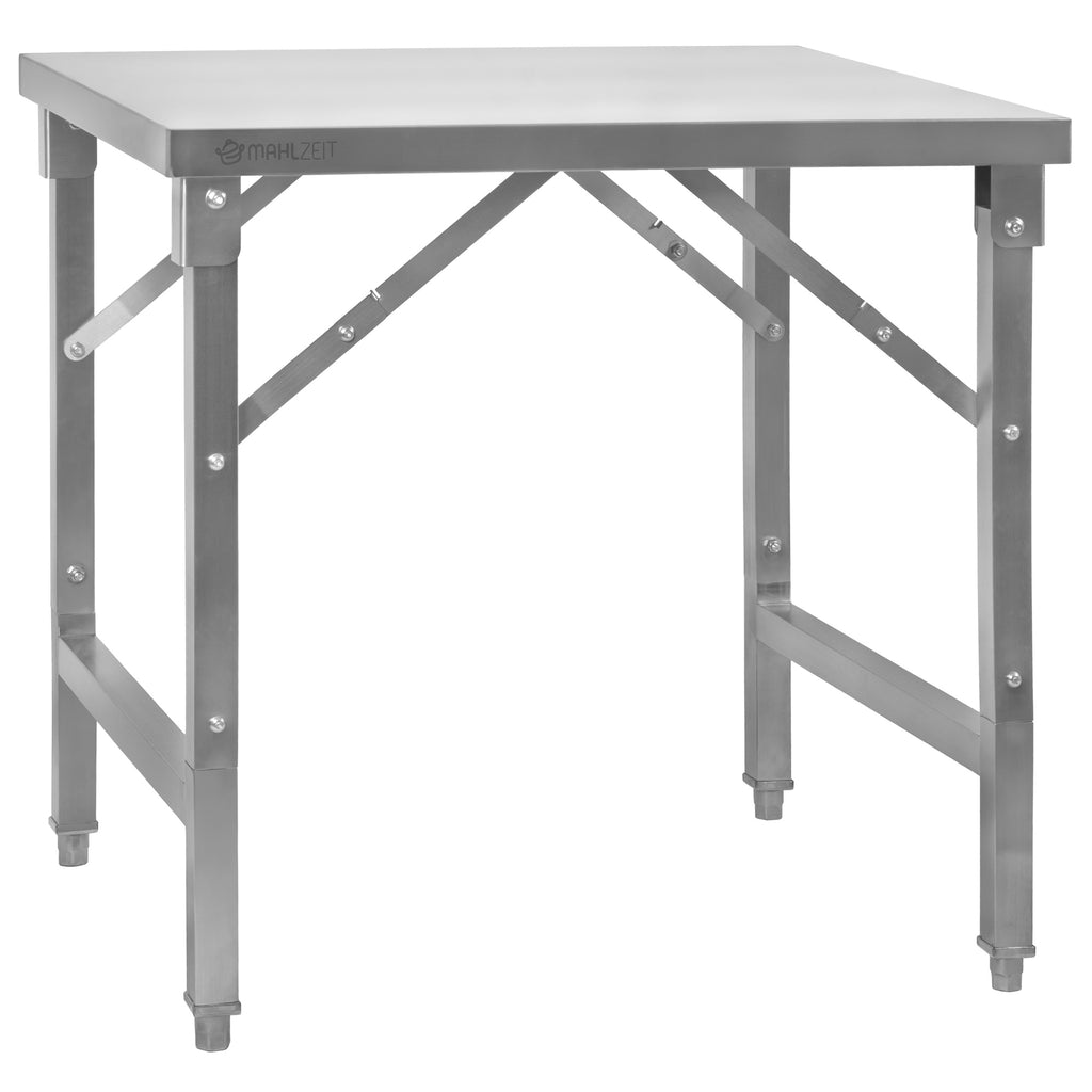Stainless steel table, foldable