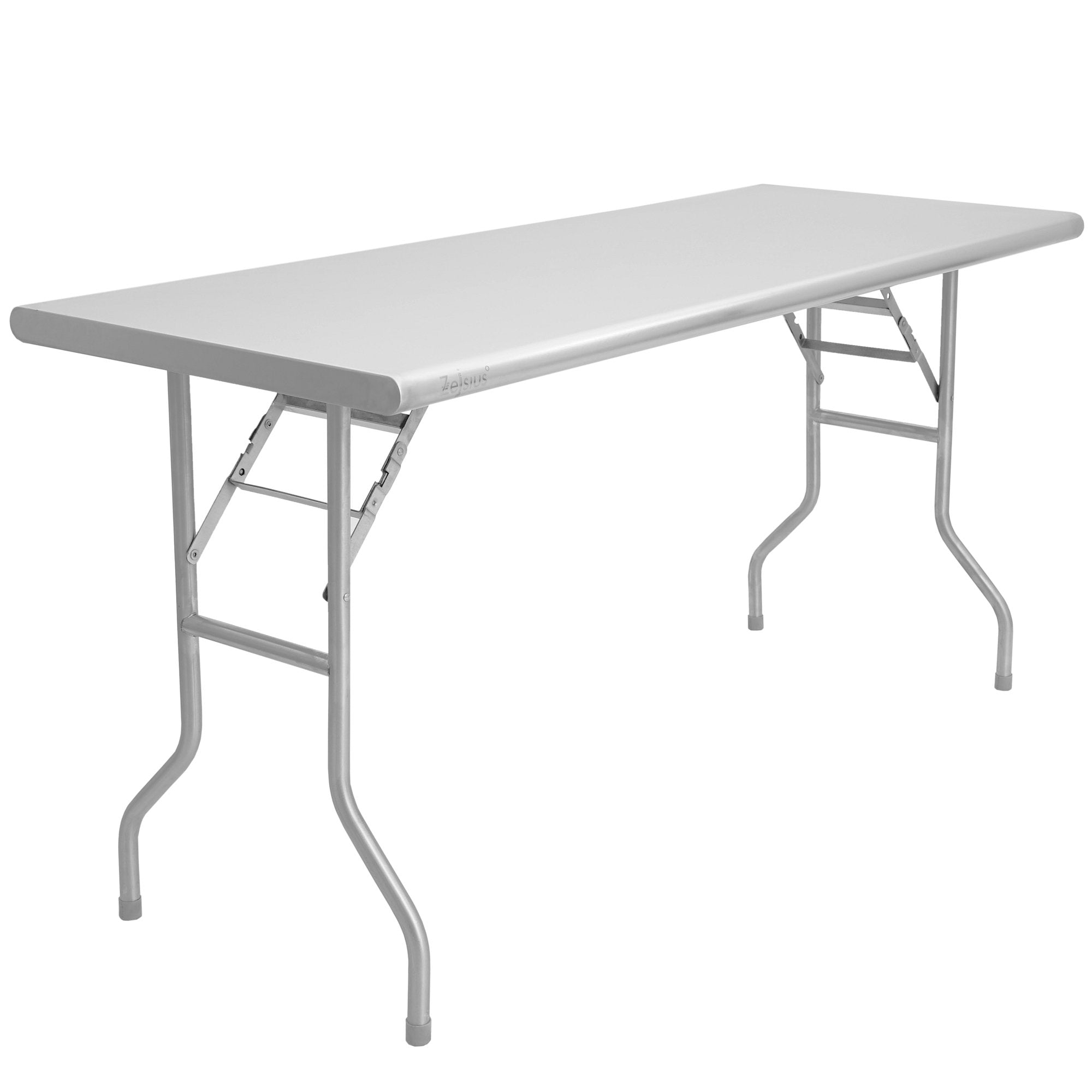 Folding table, stainless steel, 152 x 61 x 78 cm, foldable