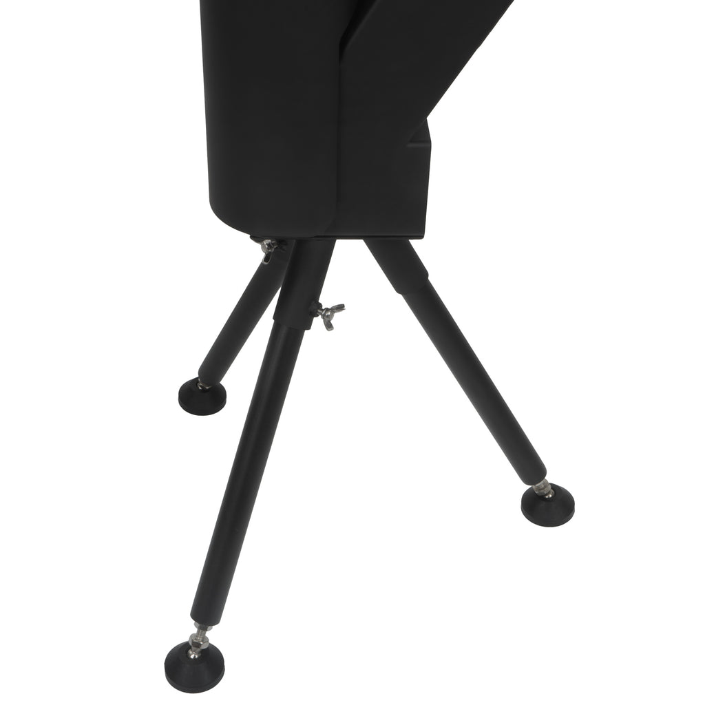 Pellet torch, steel, 38 x 37 x 148 cm, including glass tube