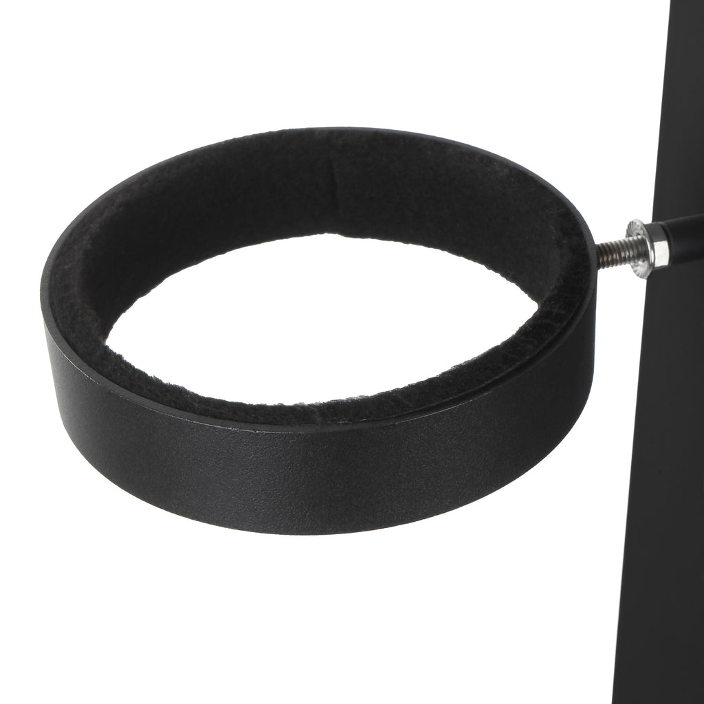 Pellet torch, steel, 38 x 37 x 148 cm, including glass tube