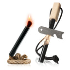 Feuerstahl Set, inkl. Feuerstahl, Multi-Tool und Zunder