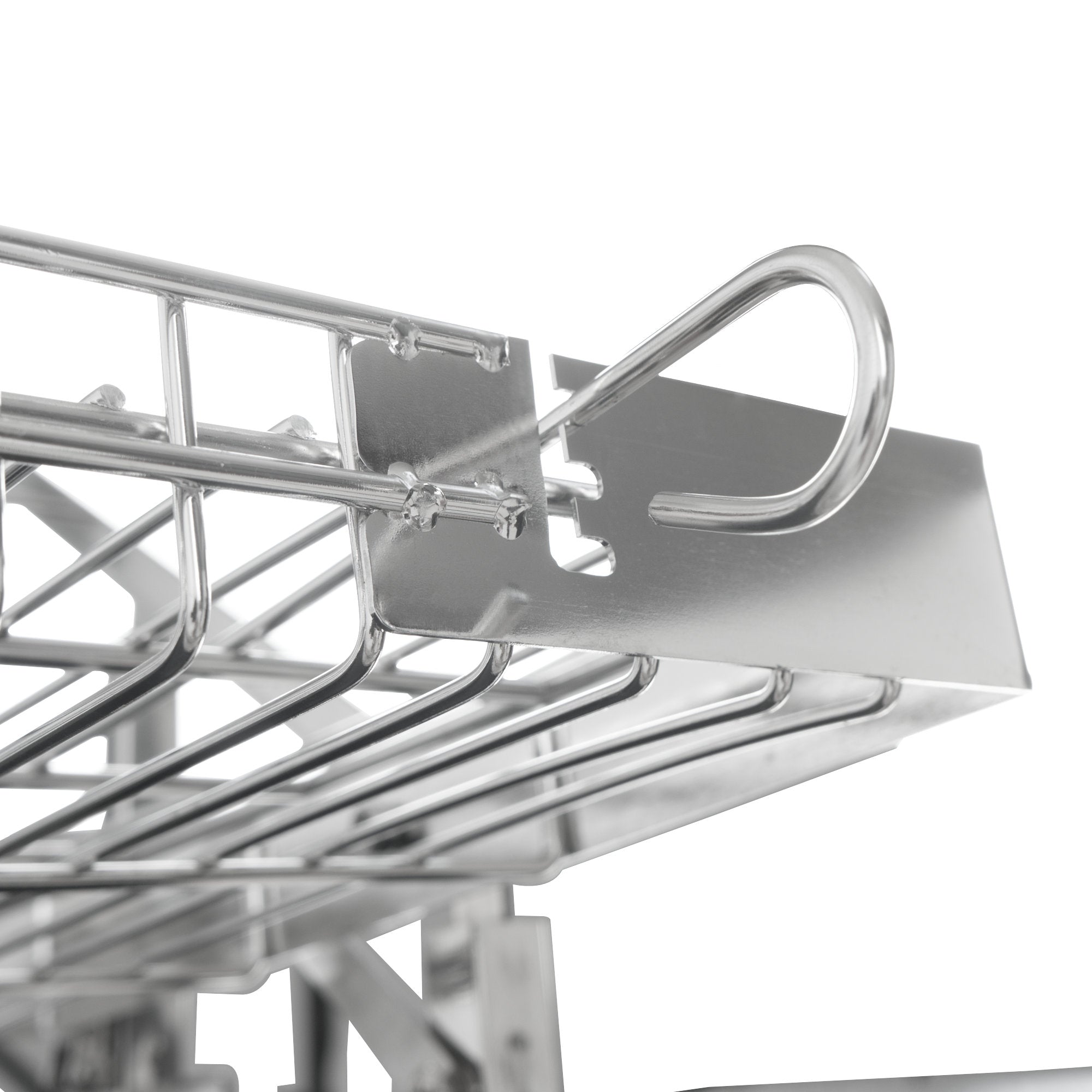 Flip Grill, Edelstahl, mit 360° drehbarem Grillrost und höhenverstellbarer Kohlewanne