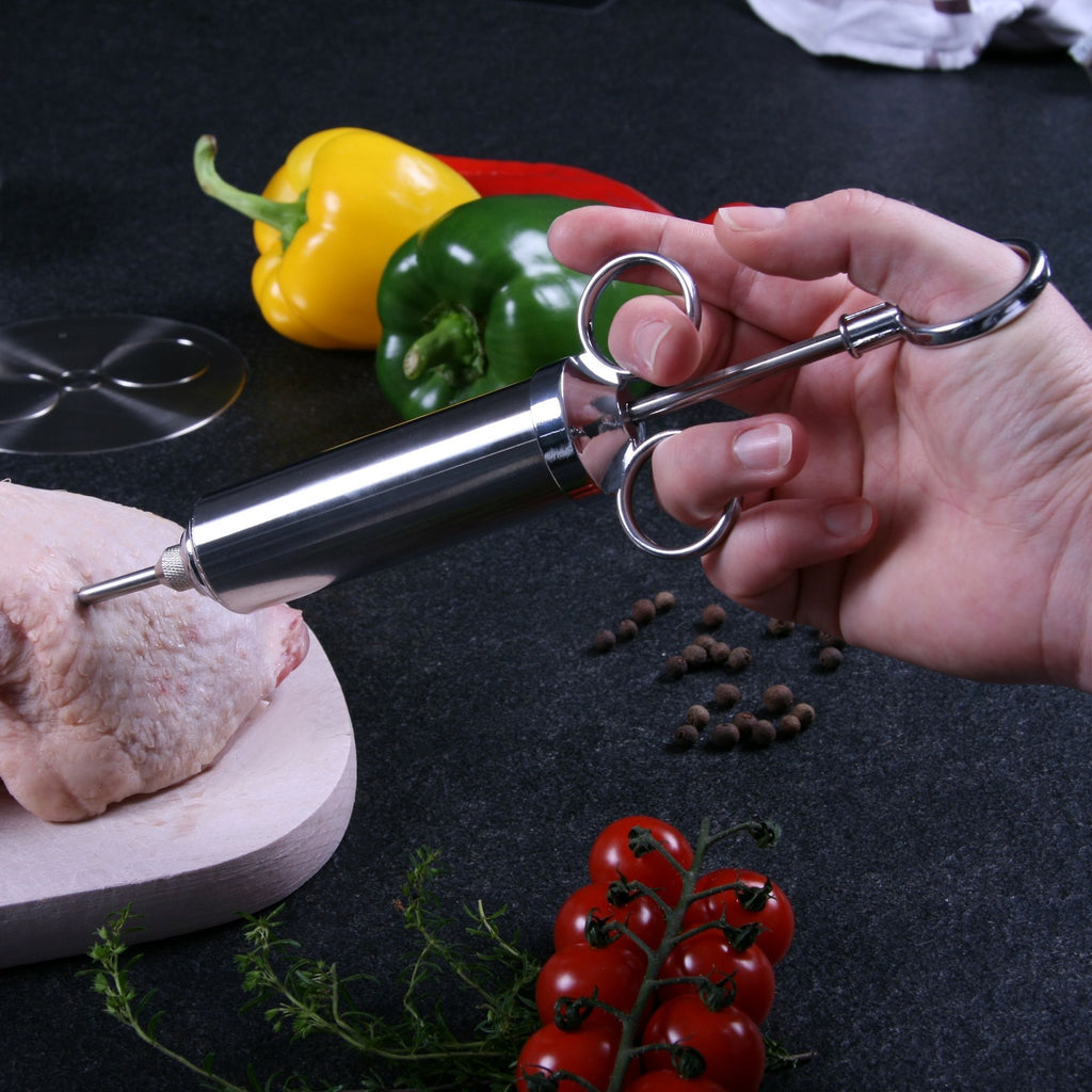 Injecteur de marinade pour viande, acier inoxydable