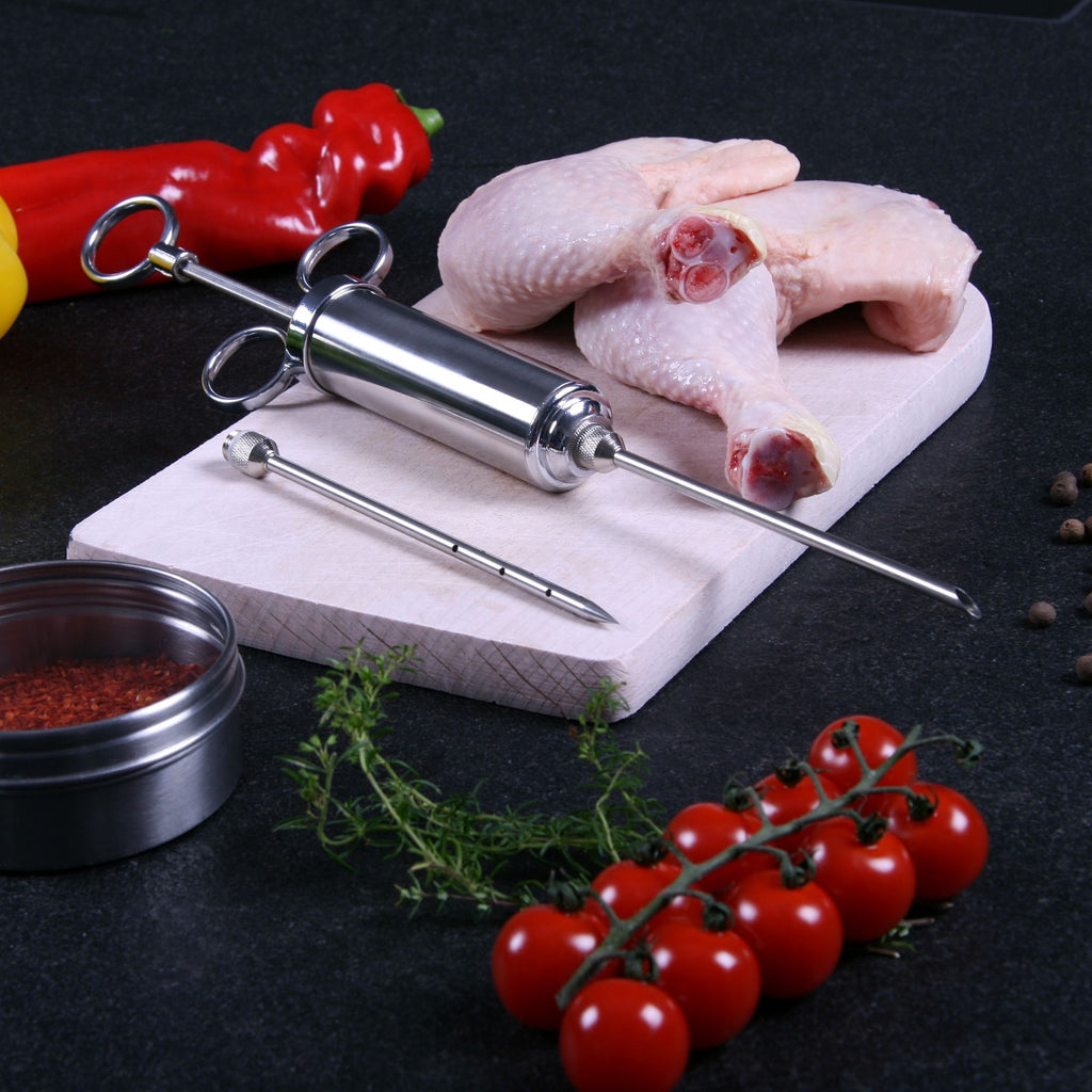 Injecteur de marinade pour viande, acier inoxydable