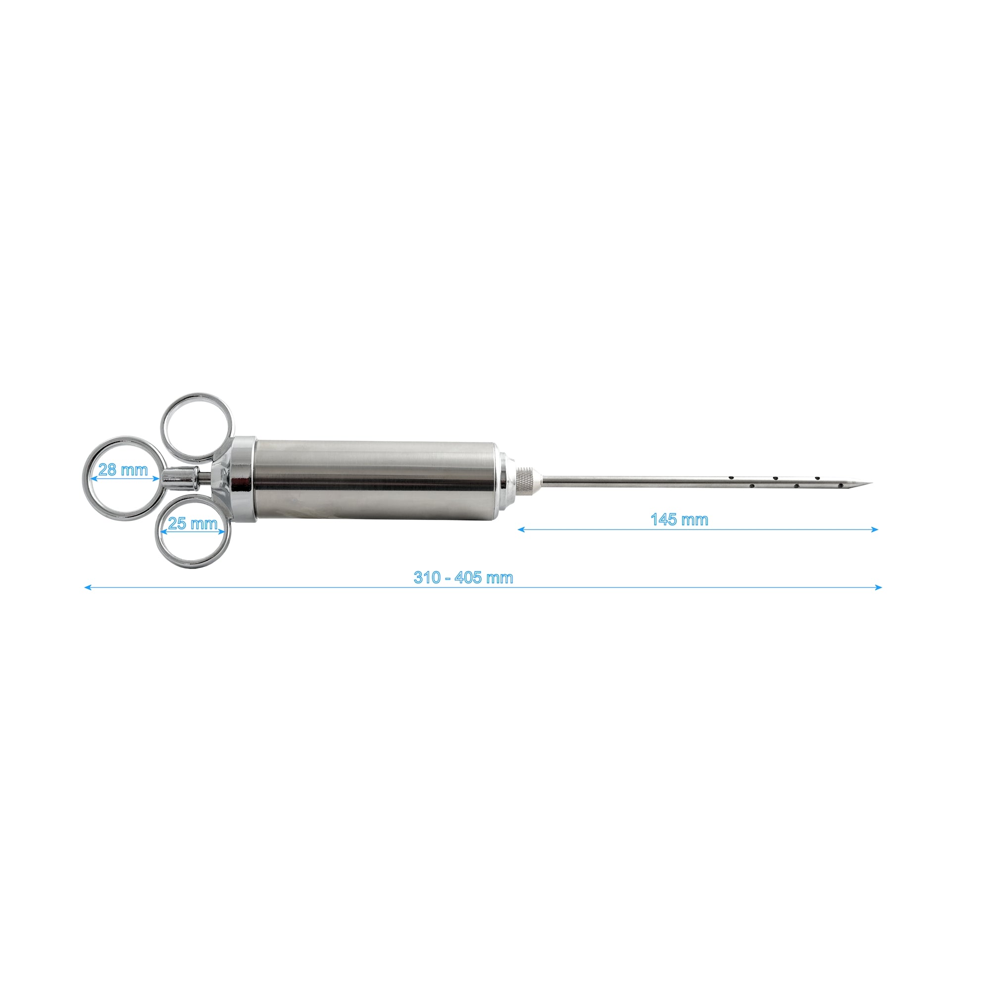 Injecteur de marinade pour viande, acier inoxydable