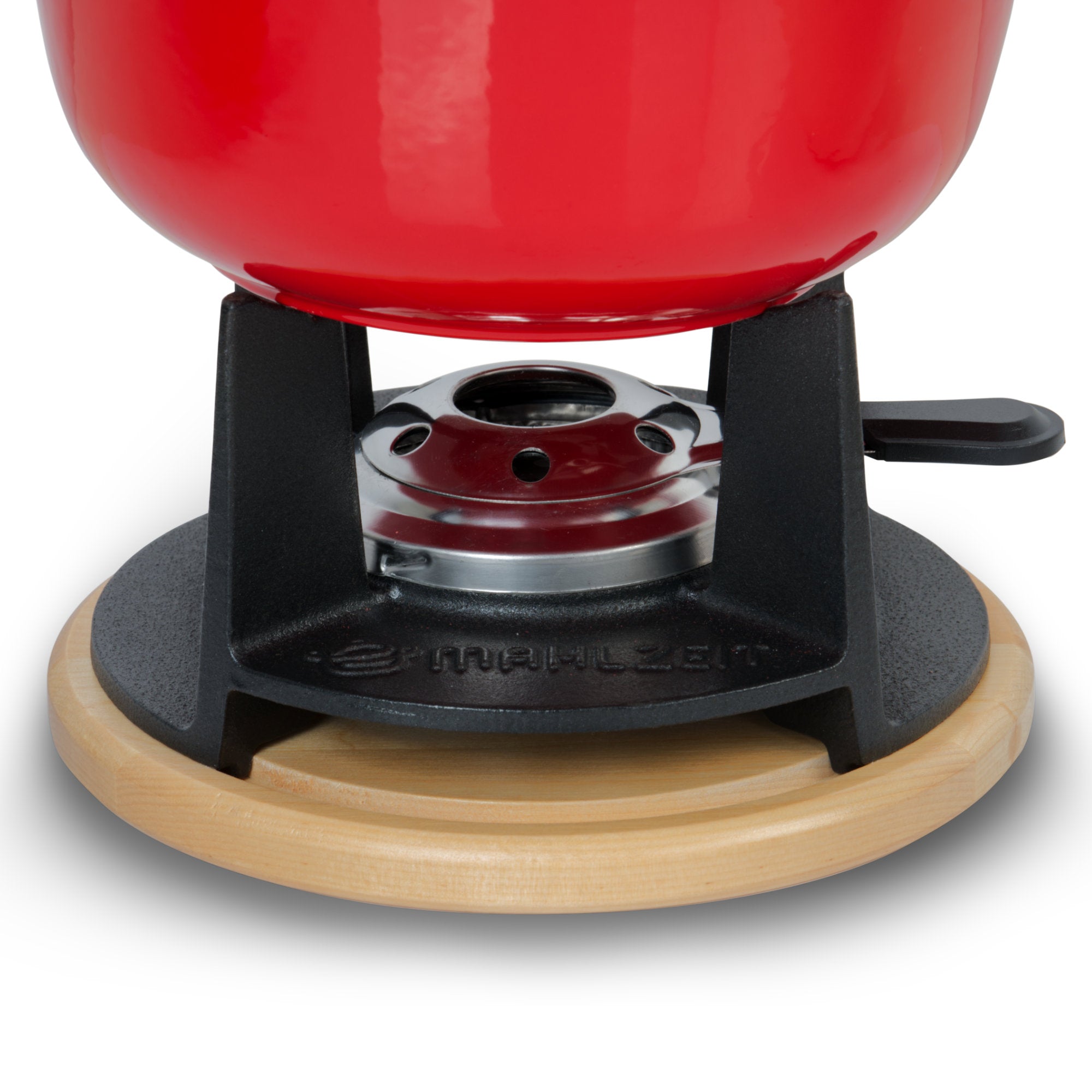 Fondue set, 13 pieces, 2 liters, cast iron, for 6 people