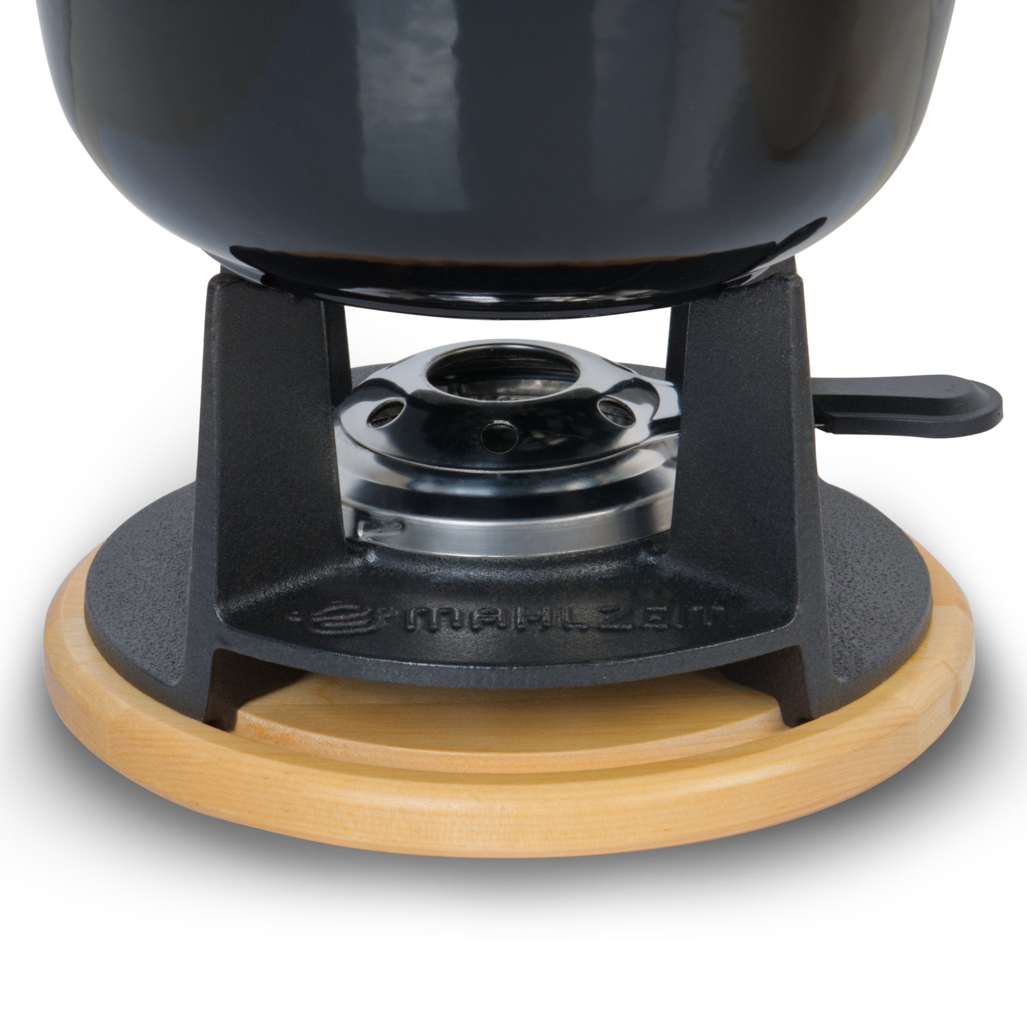 Fondue set, 13 pieces, 2 liters, cast iron, for 6 people