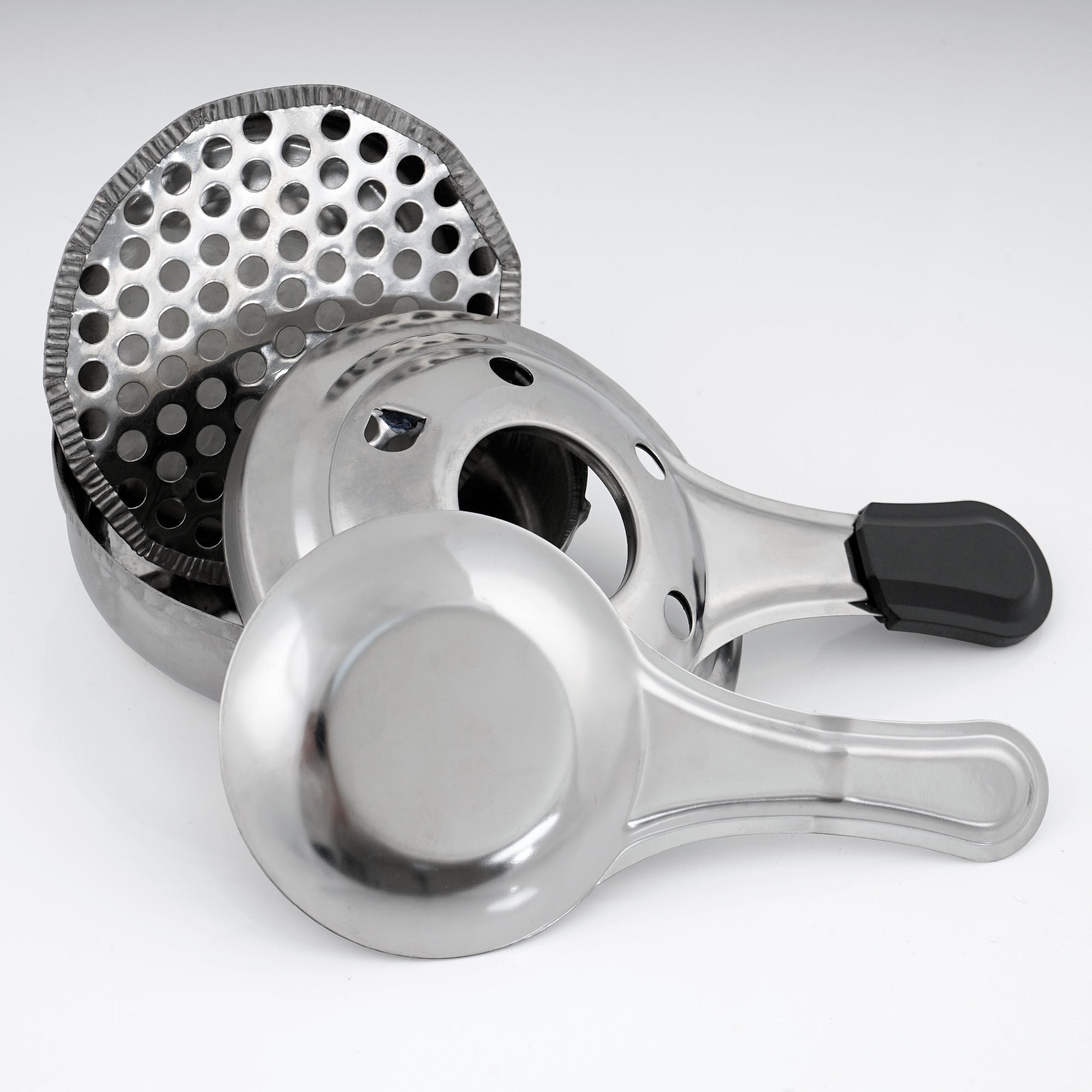 Fondue set, 9-piece, 2 liters, cast iron, for 6 people