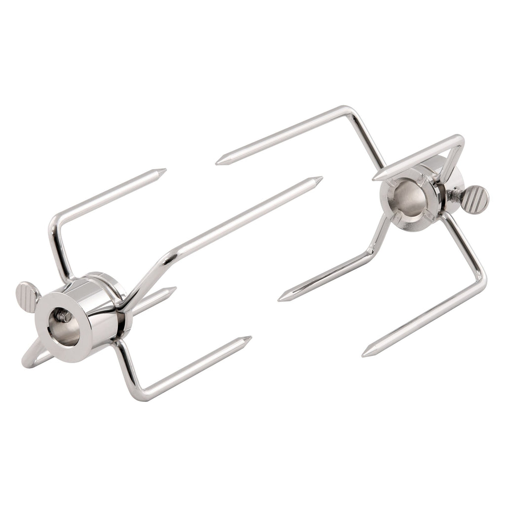 Aiguilles à viande, lot de 2, acier chromé