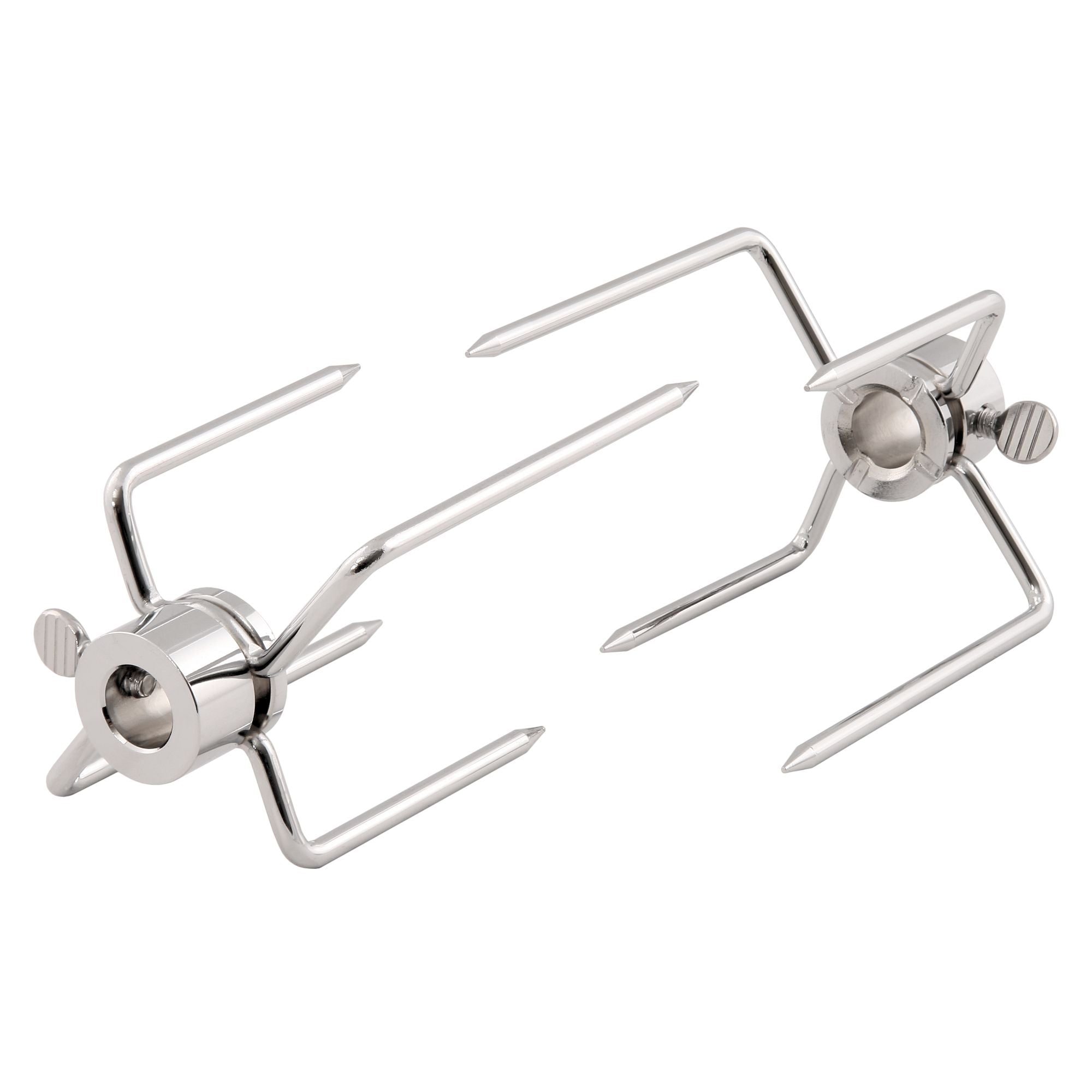 Aiguilles à viande, lot de 2, acier chromé