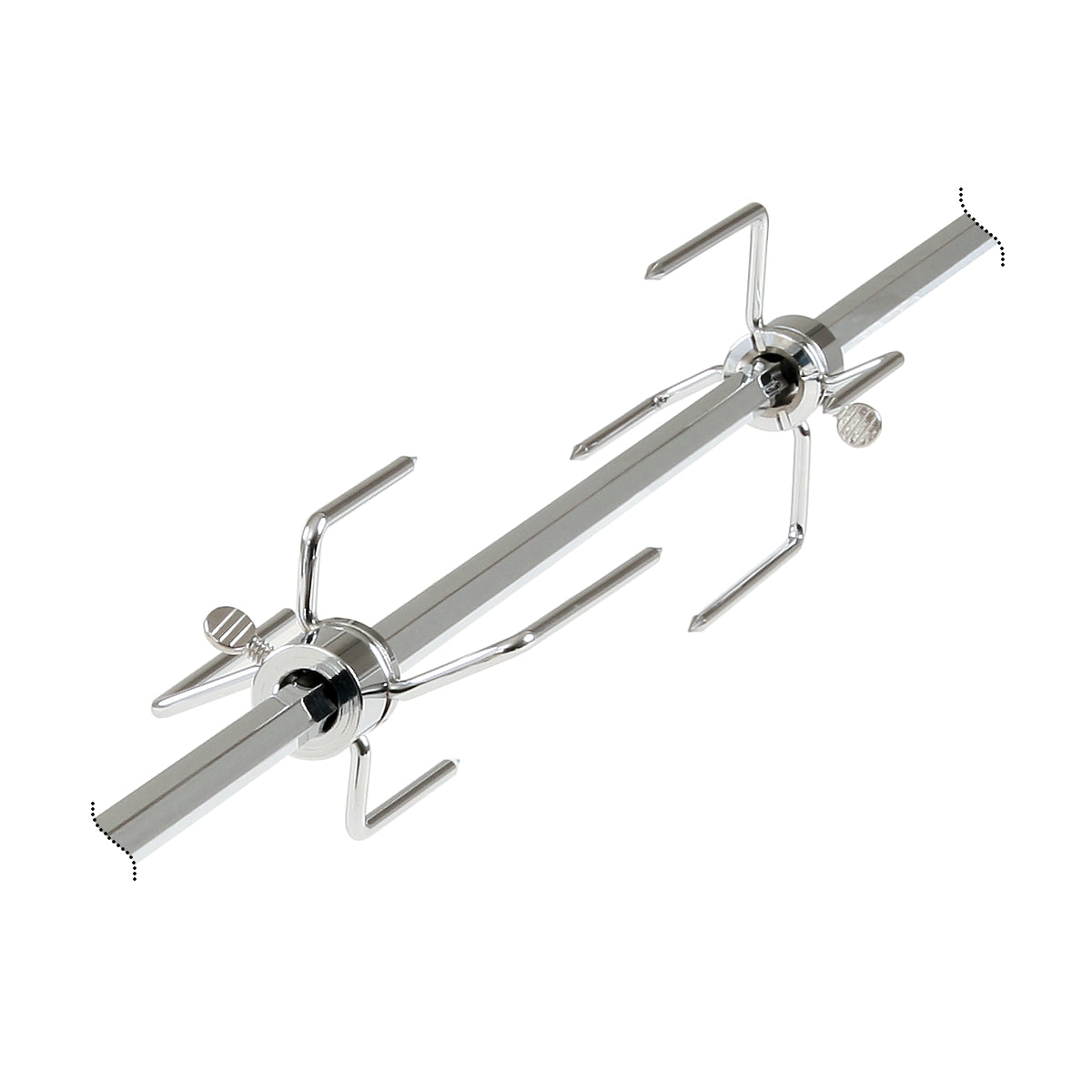Aiguilles à viande, lot de 2, acier chromé