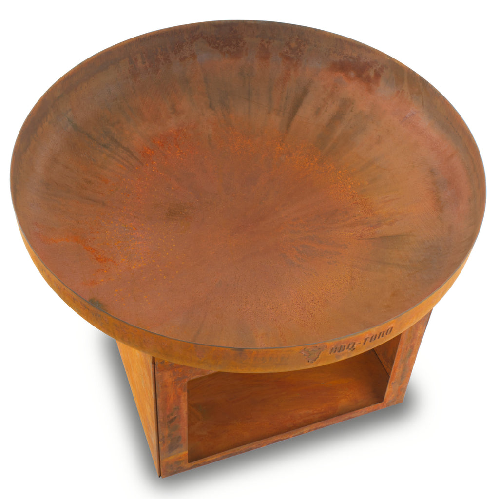 Brasero, Ø 60 cm, avec compartiment de rangement pour le bois