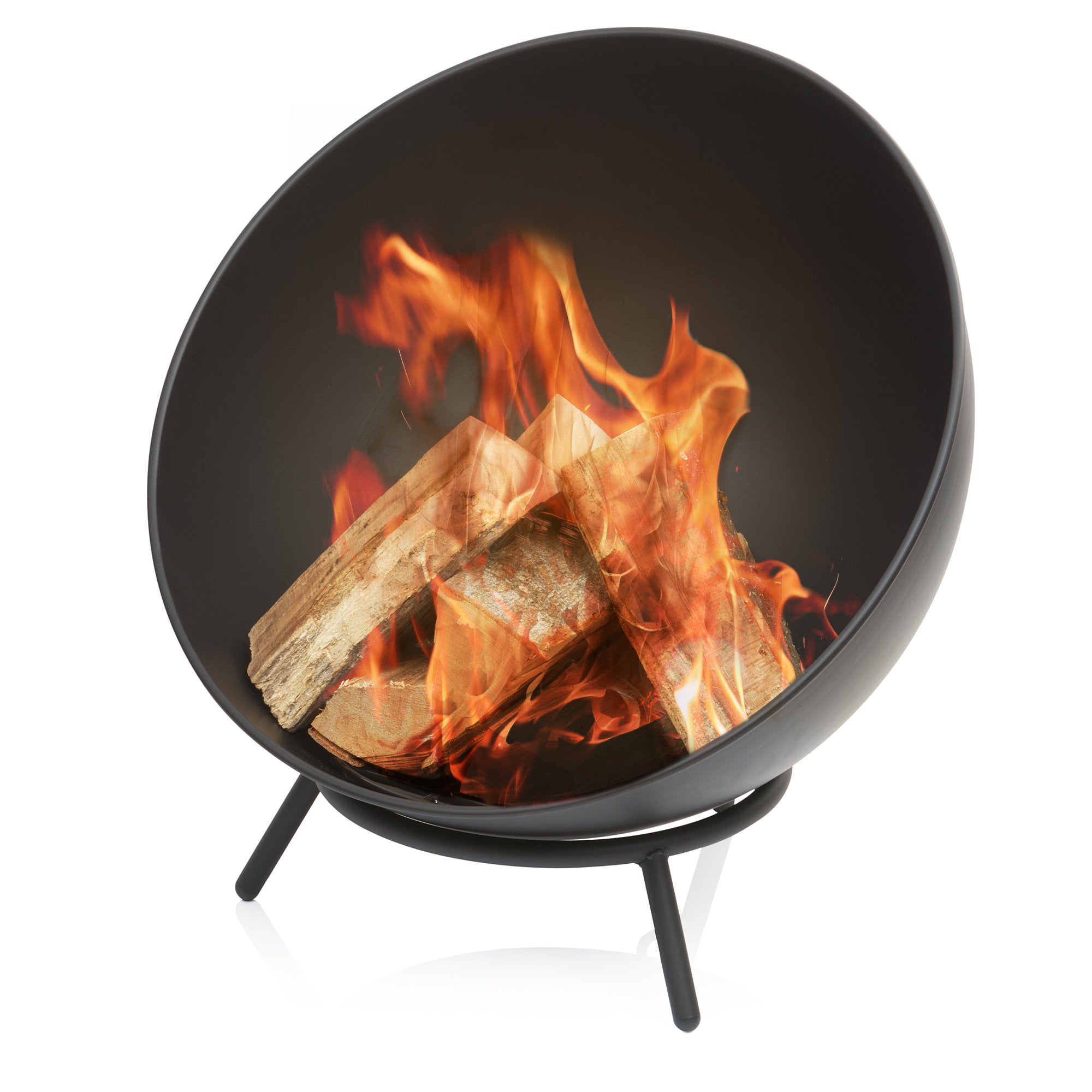 Fire bowl, 3-in-1, Ø 60cm, with 3 legs