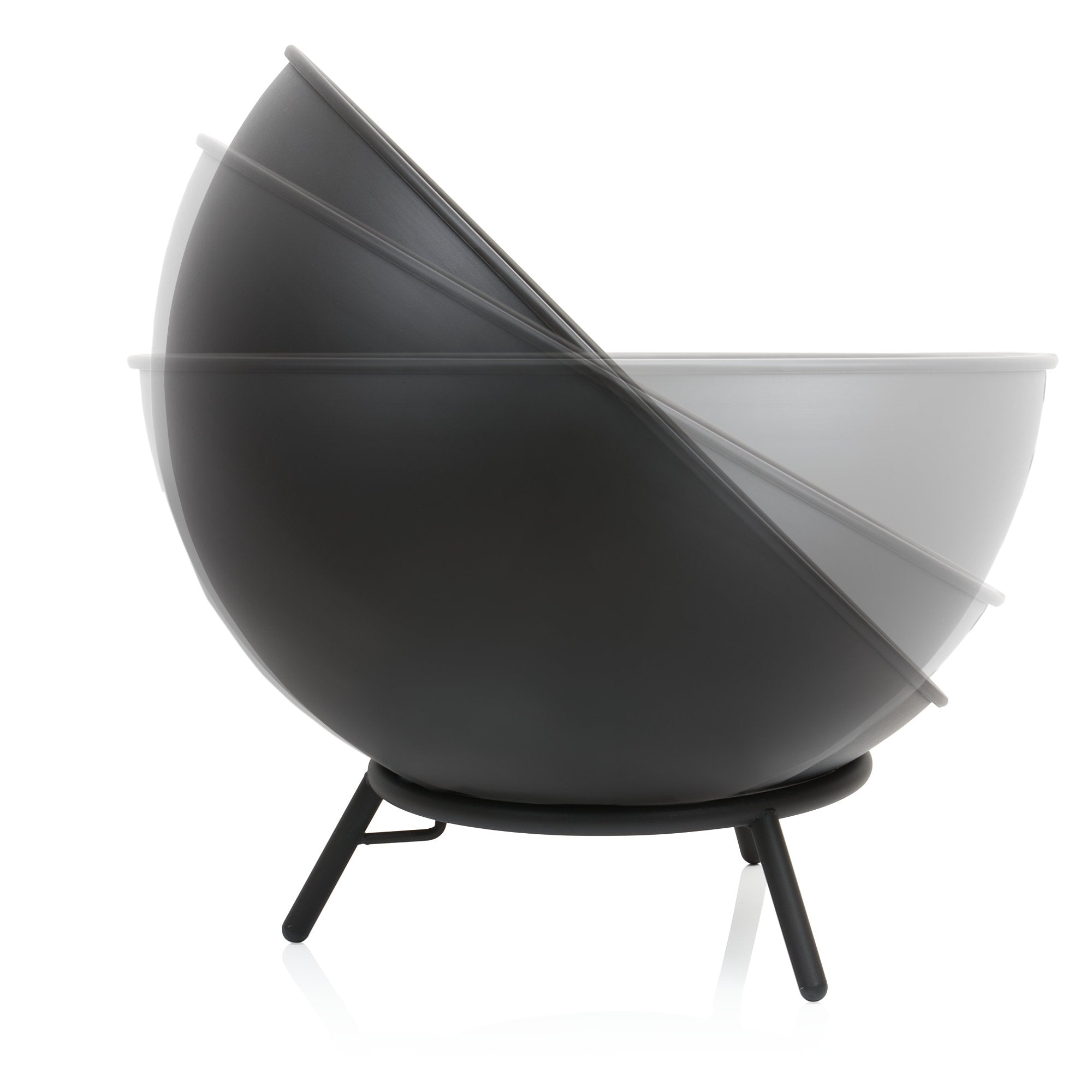 Fire bowl, 3-in-1, Ø 60cm, with 3 legs