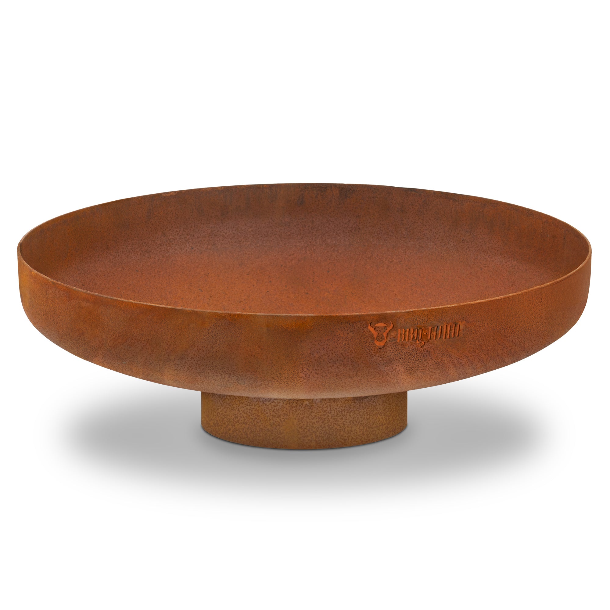Fire bowl, rust look, with stand