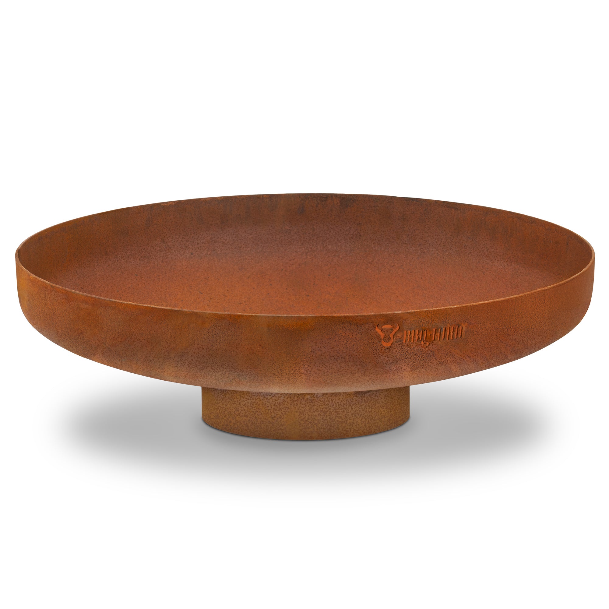 Fire bowl, rust look, with stand