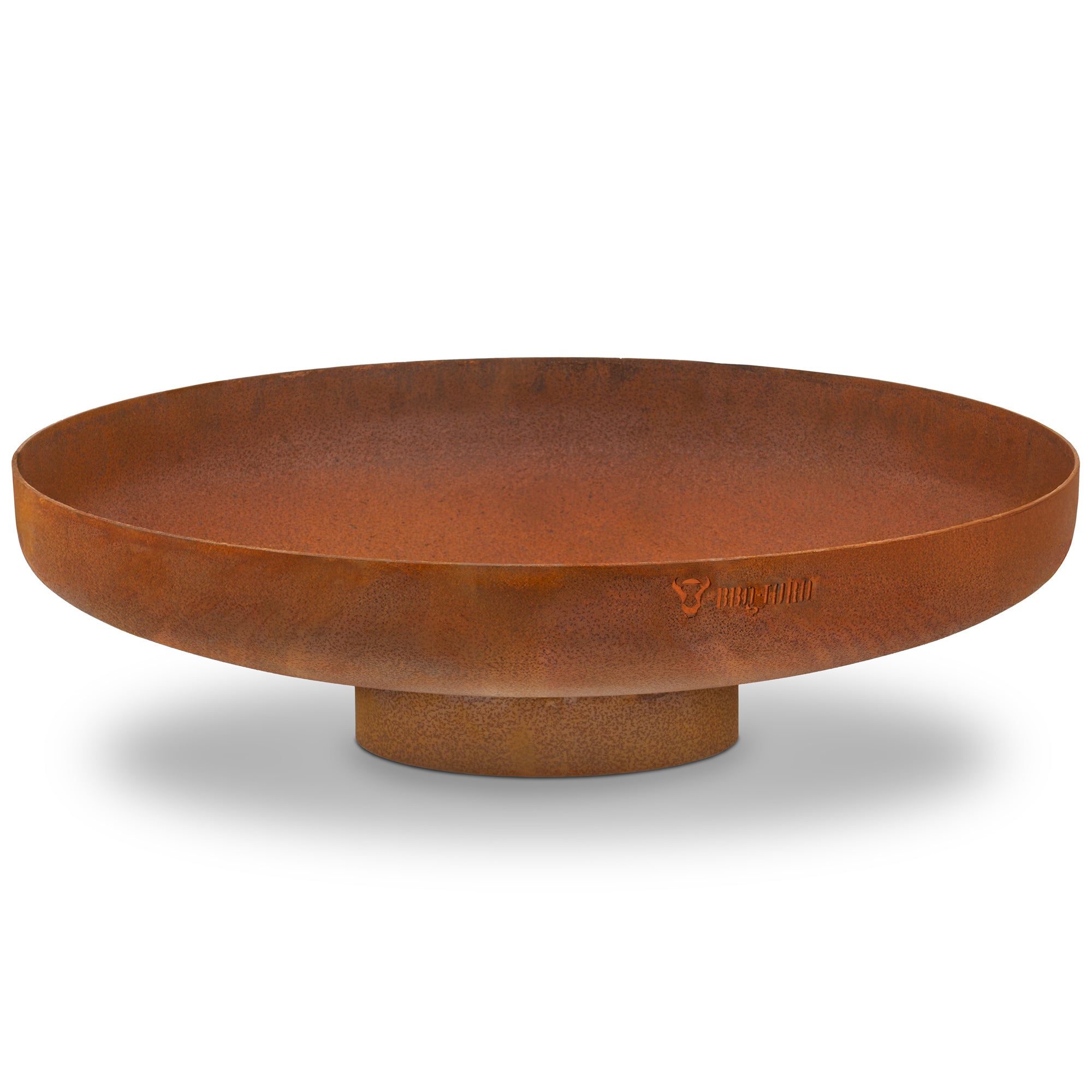 Fire bowl, rust look, with stand