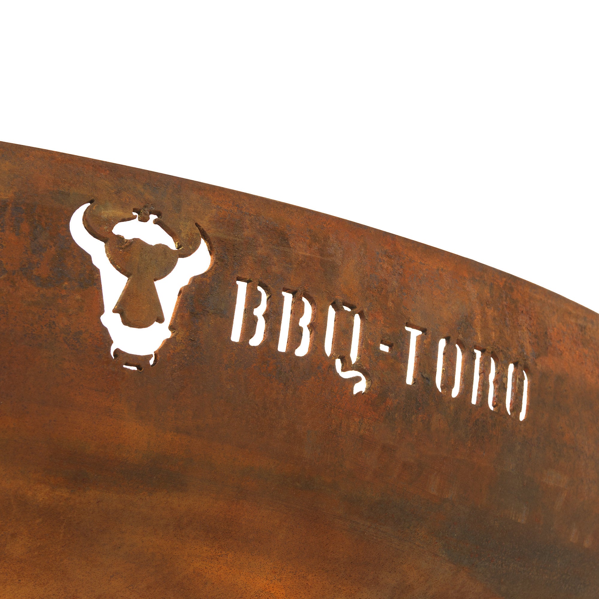 Fire bowl including lid, Ø 80 cm, stainless steel, tripod