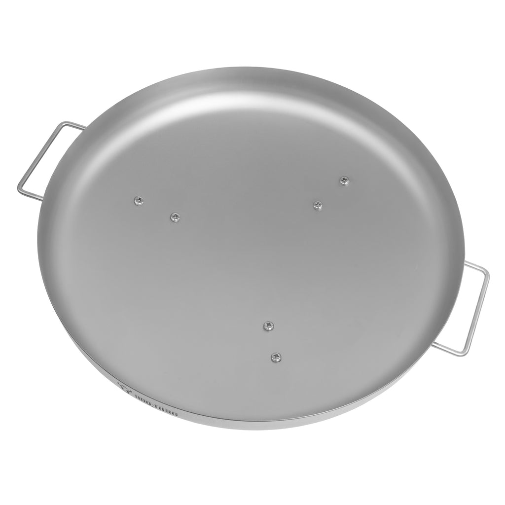 Feuerschale inkl. Deckel, Ø 60 cm, Edelstahl, Dreibein