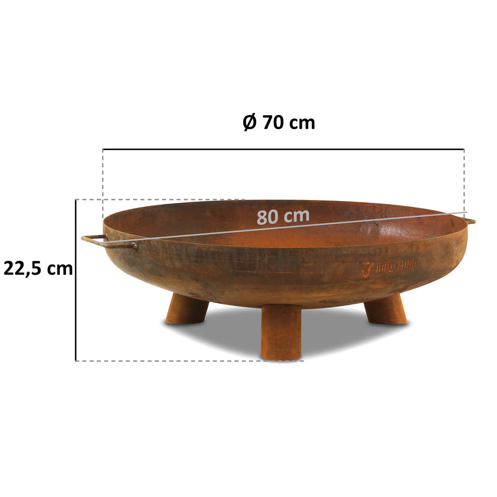 Fire bowl, Ø 80 cm, tripod