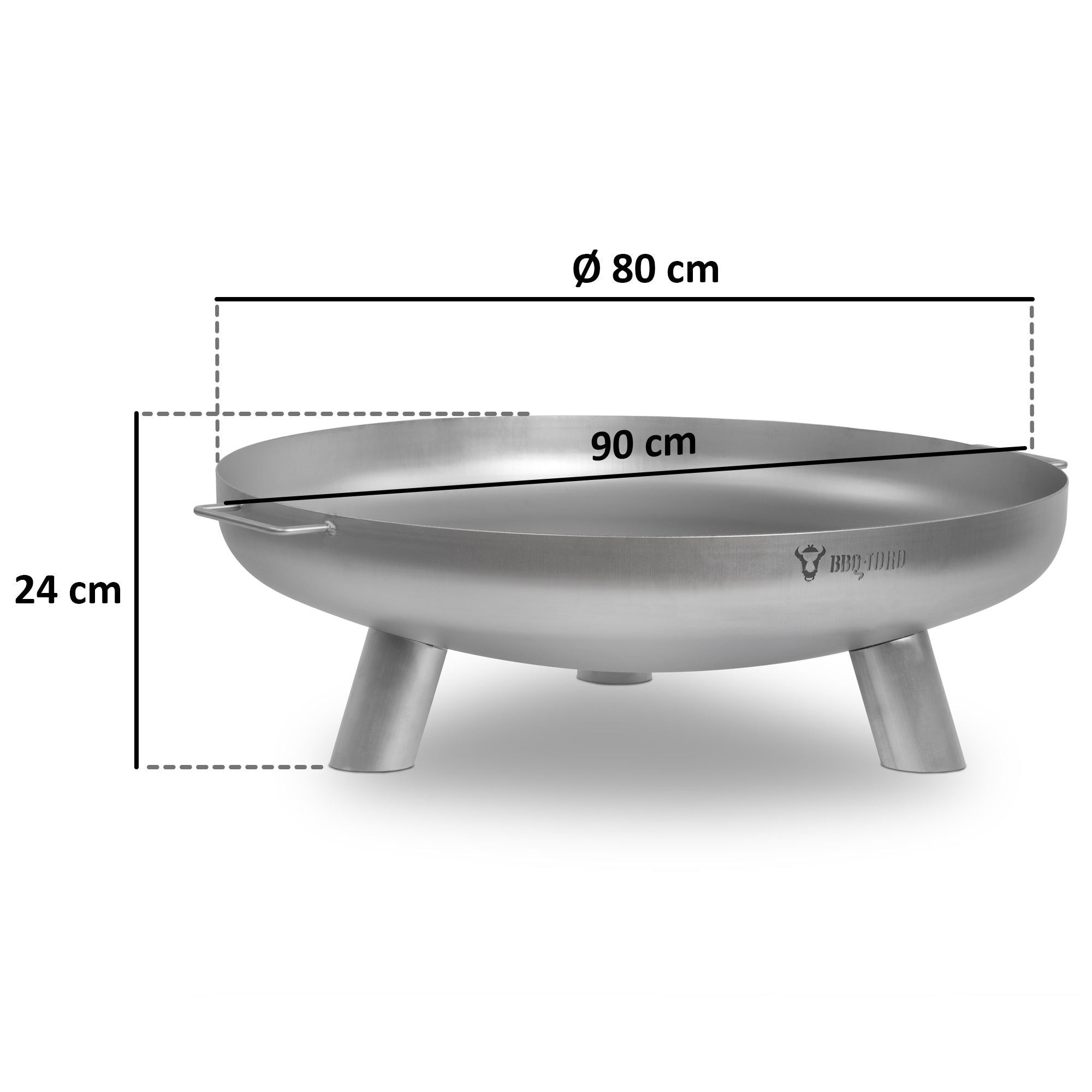 Fire bowl, Ø 80 cm, tripod