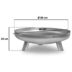 Brasero avec couvercle, Ø 80 cm, trépied