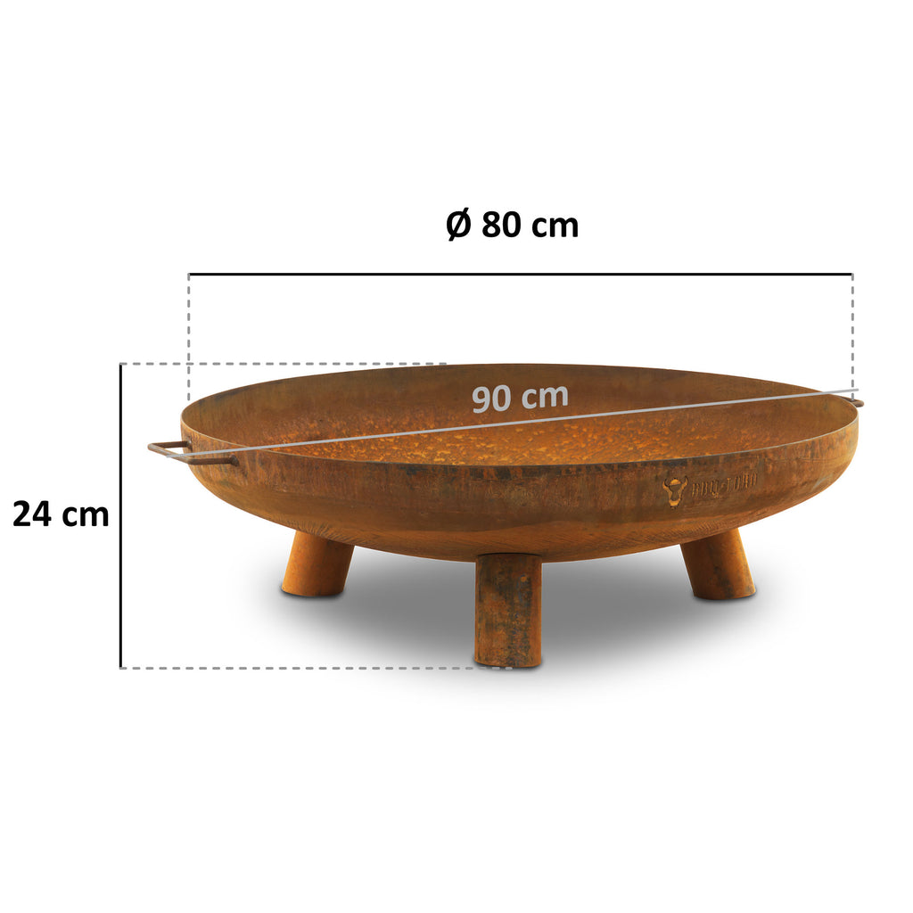 Fire bowl, Ø 80 cm, tripod