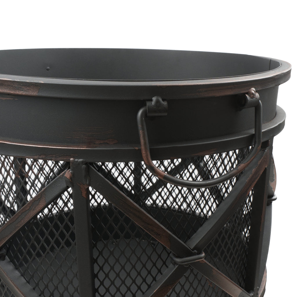 Fire basket "Plum", Ø 42 cm, incl. poker