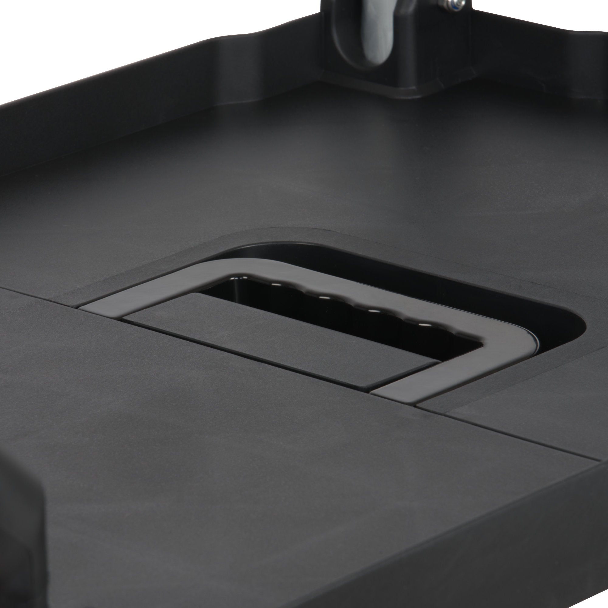 Foldable serving trolley, up to 150 kg, with wheels, 3 shelves