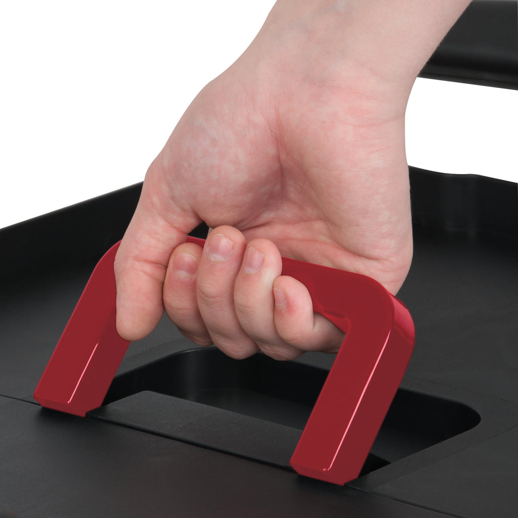 Foldable serving trolley, up to 150 kg, with wheels, 3 shelves