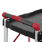 Chariot de service pliable, jusqu'à 150 kg, avec roulettes et 3 étagères