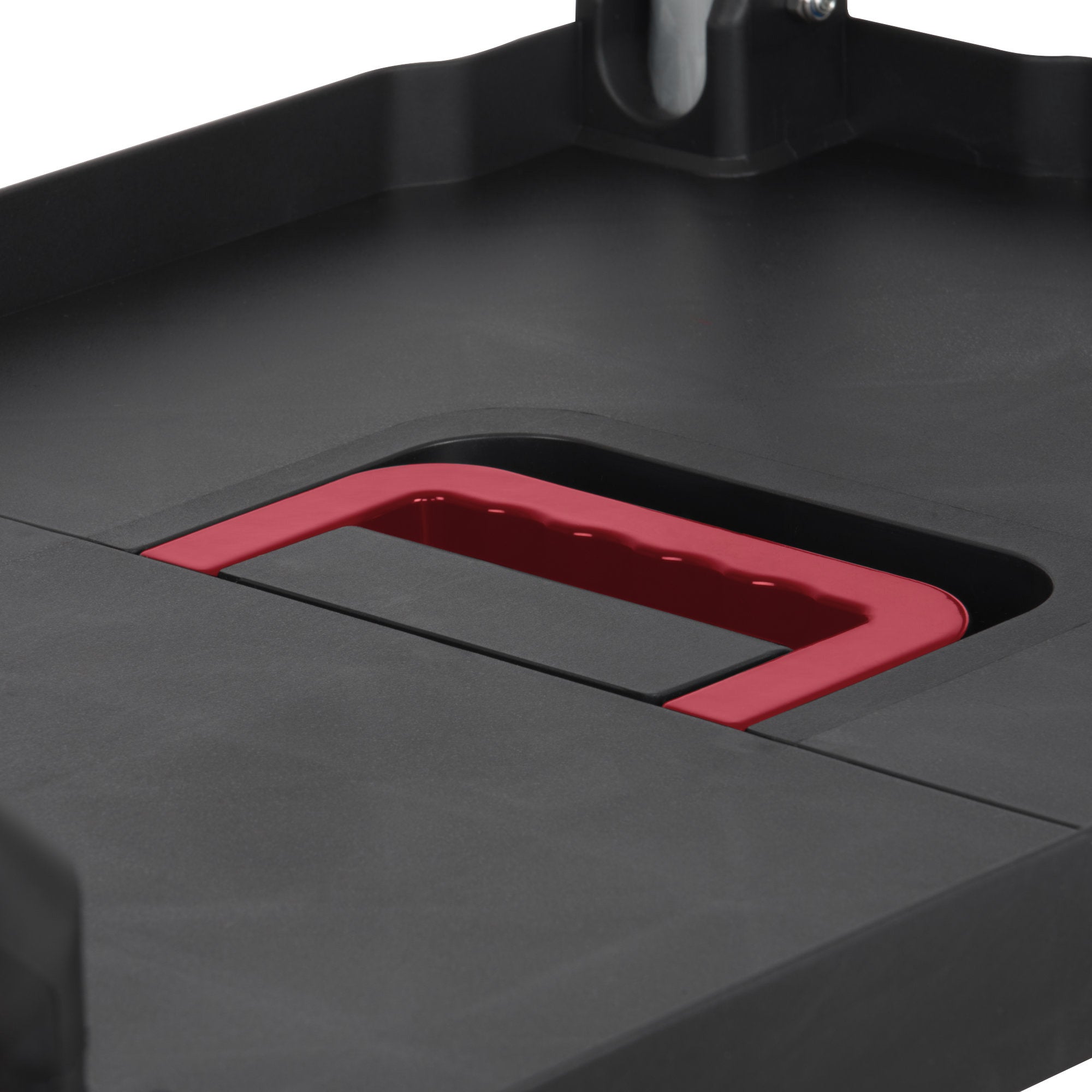 Foldable serving trolley, up to 150 kg, with wheels, 3 shelves