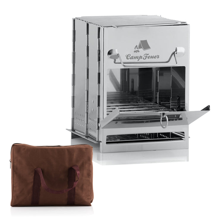 Faltgrill, Edelstahl, klappbar – CS-Trading