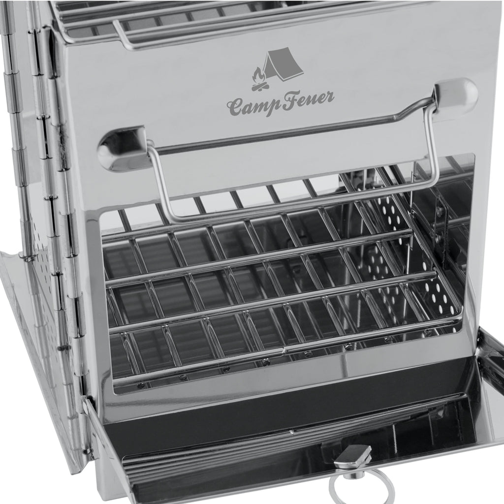 Gril pliable, en acier inoxydable, pliable