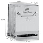 Gril pliable, en acier inoxydable, pliable